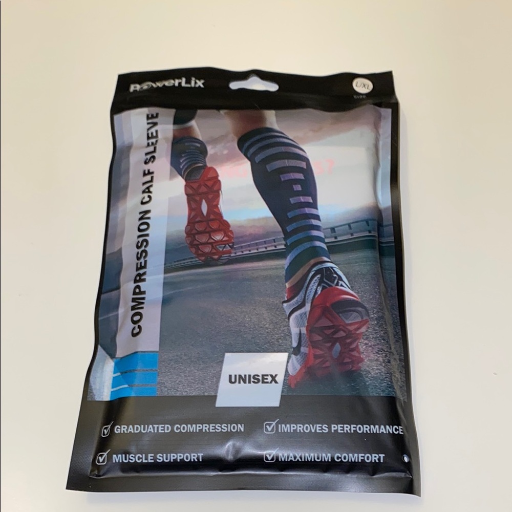 Powerlix Compression Calf Sleeve Unisex L / XL